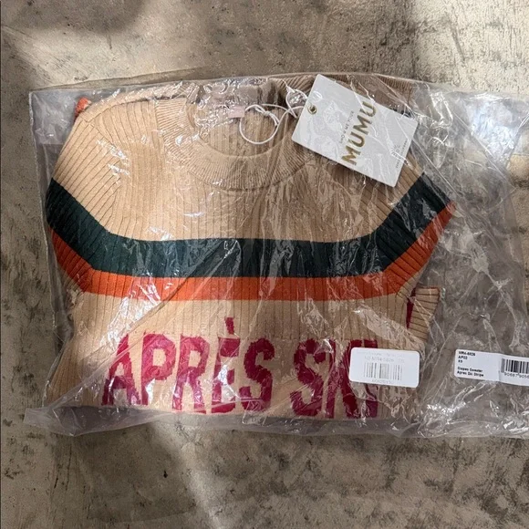 NWT Show Me Your MuMu Striped Après Ski Sweater - Picture 6 of 6